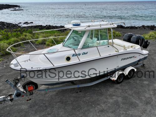 Trophy 2502 Walkaround fiche technique et avis